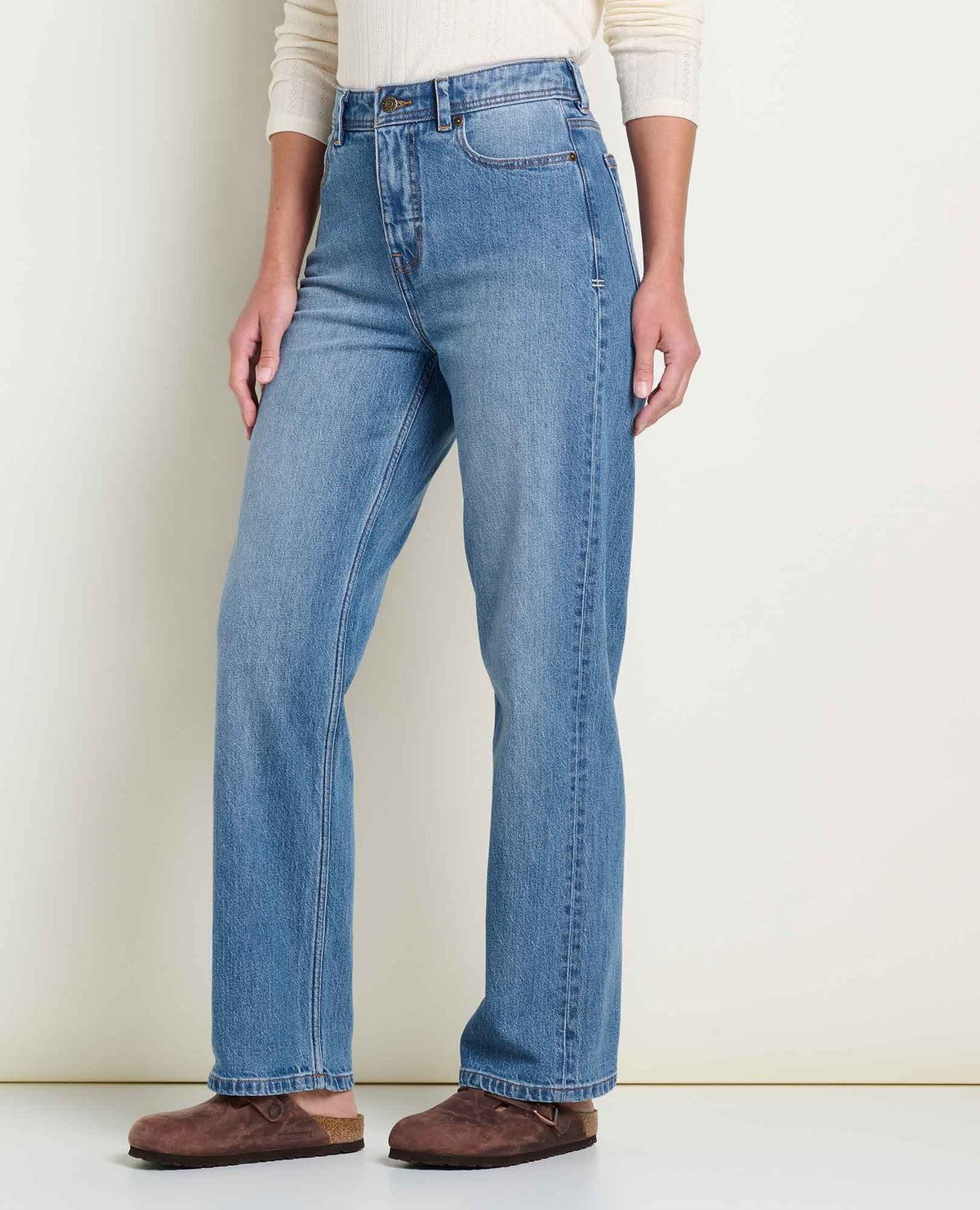 Toad&Co Women's Tamarack Straight Blue Jean