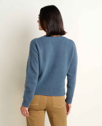 Toad&Co Women's Wasatch Crewneck Wool Sweater - Soft, Never Itchy