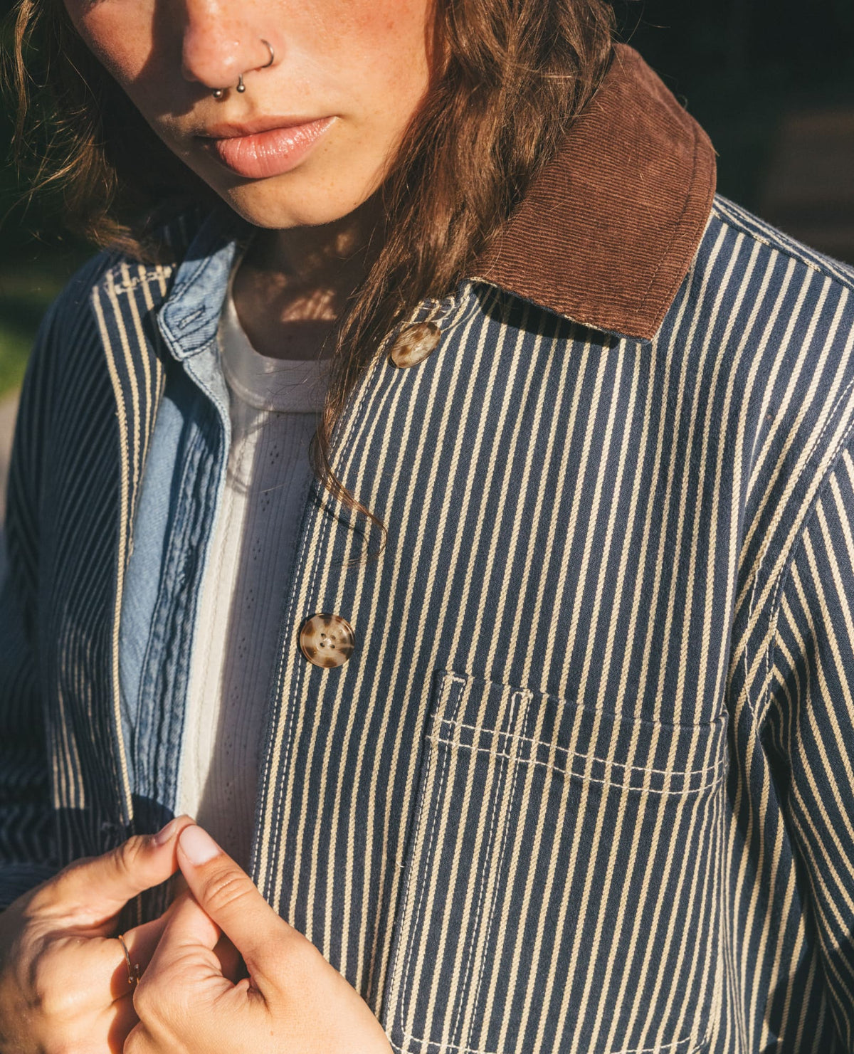 Toad&Co Women's Organic Cotton Balsam Denim Barn Jacket - Chore Coat