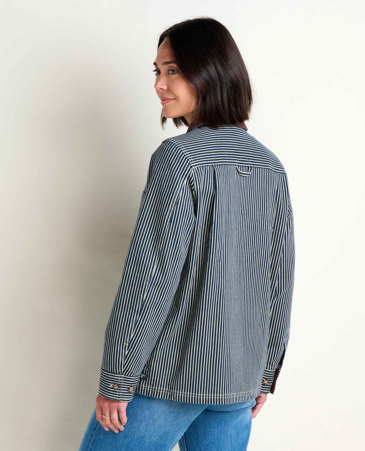 Toad&Co Women's Organic Cotton Balsam Denim Barn Jacket - Chore Coat