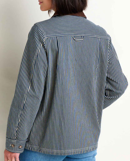 Toad&Co Women's Organic Cotton Balsam Denim Barn Jacket - Chore Coat