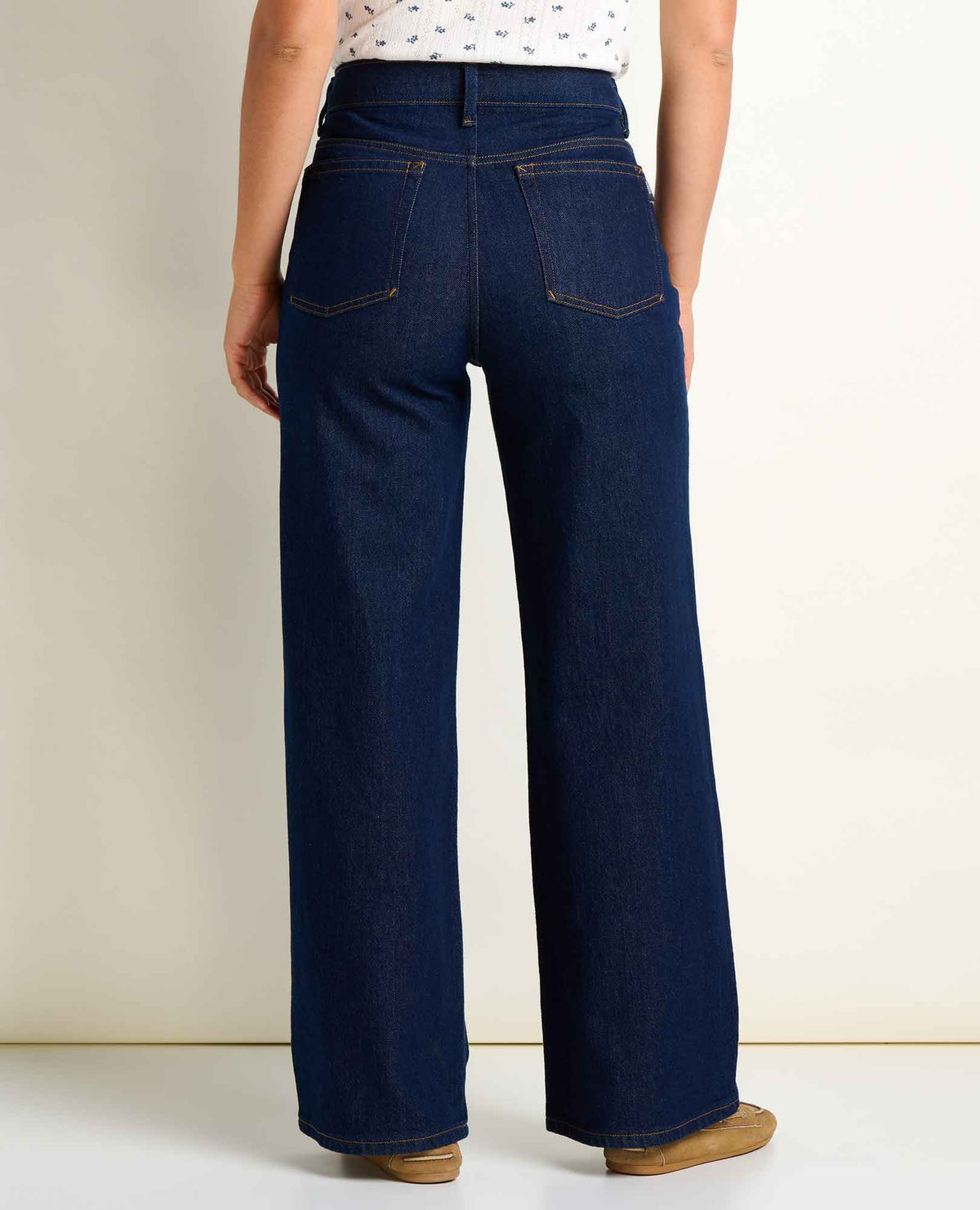 Toad&Co Women's Tamarack Wide Leg Blue Jean
