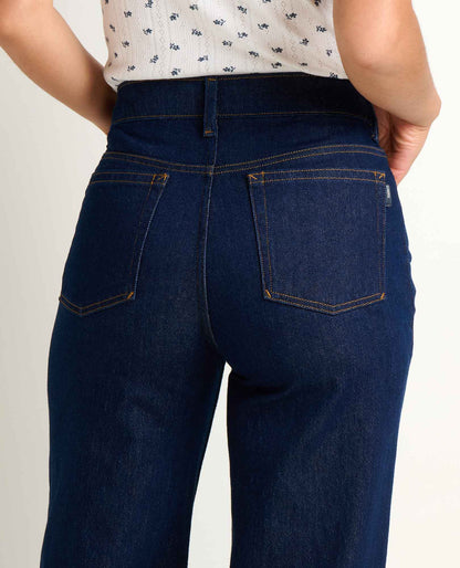 Toad&Co Women's Tamarack Wide Leg Blue Jean