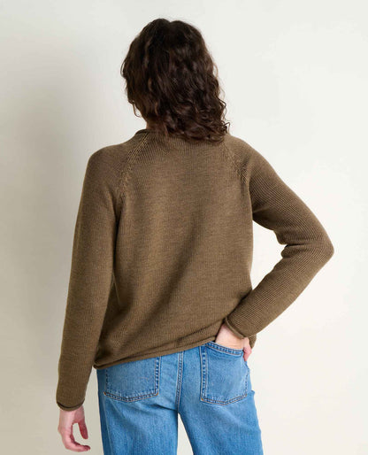 Toad&Co Alpineglo Sweater - Organic Cotton Next to Skin and Wool Outer