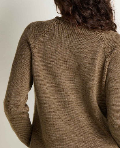 Toad&Co Alpineglo Sweater - Organic Cotton Next to Skin and Wool Outer