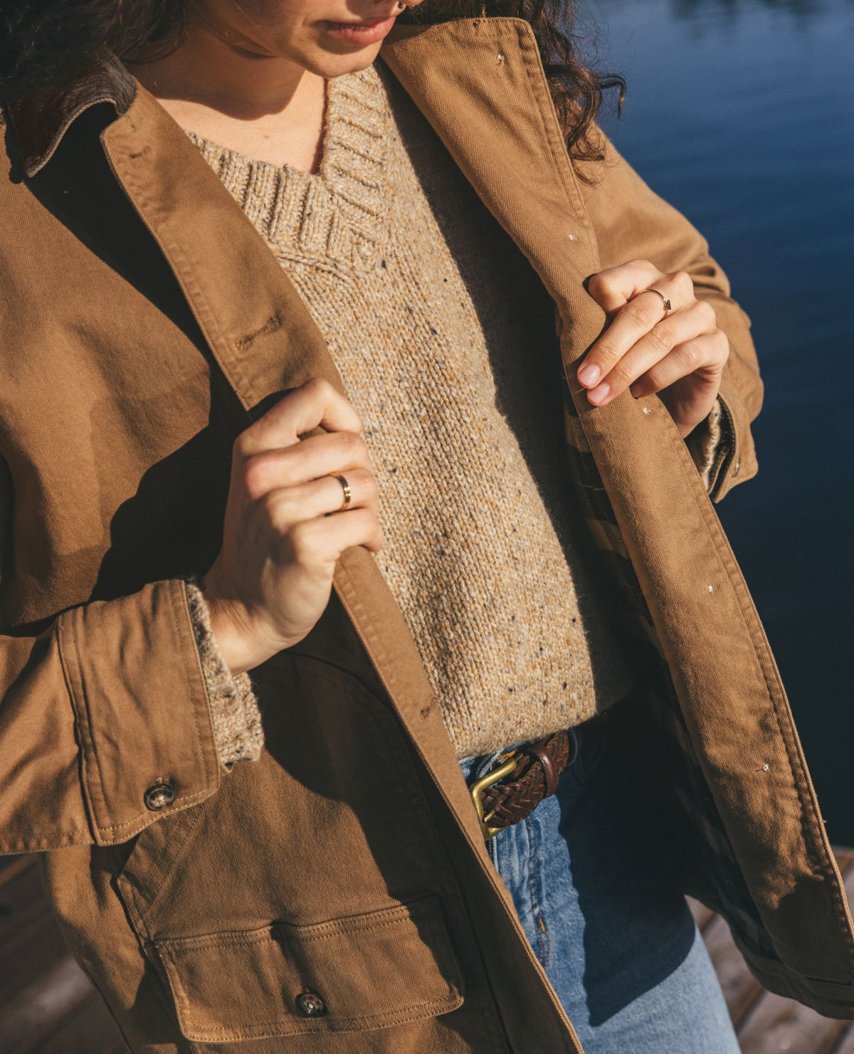 Toad&Co Women's Organic Cotton Balsam Denim Barn Jacket - Chore Coat
