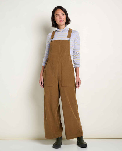 Toad&Co Cattail Corduroy Wide Leg Overall
