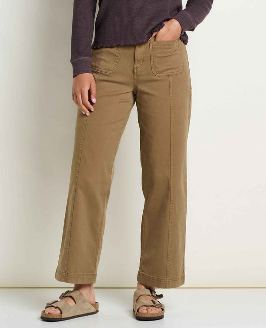 Toad&Co Linden Canvas Wide Leg Sailor Pant - Organic Cotton