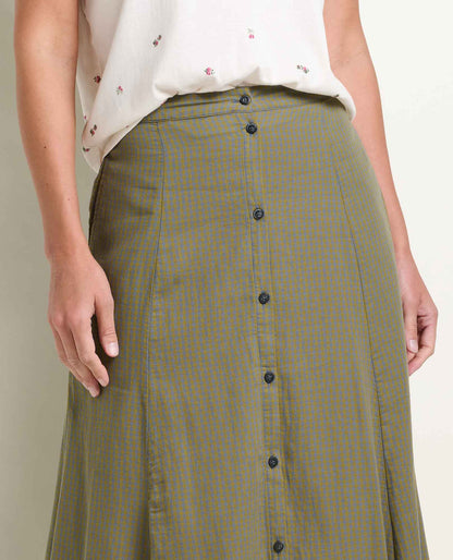 Toad&Co Manzana Organic Cotton Midi Skirt