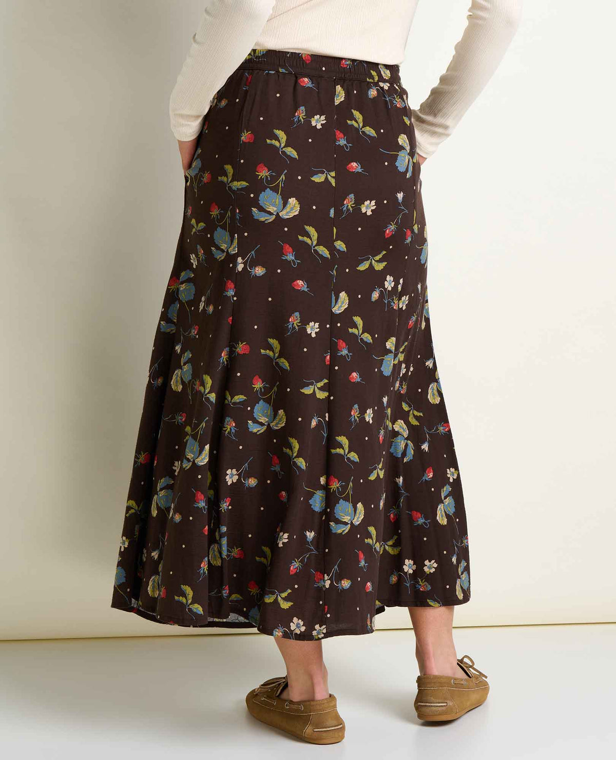 Toad&Co Manzana Organic Cotton Midi Skirt