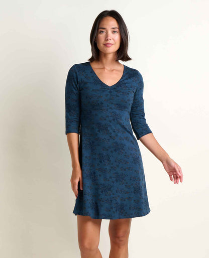 Toad&Co Women's Rosalinda Dress with Pocket - Organic Cotton and Tencel Dress by Toad&Co