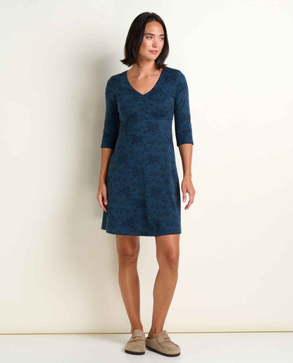 Toad&Co Women's Rosalinda Dress with Pocket - Organic Cotton and Tencel Dress by Toad&Co