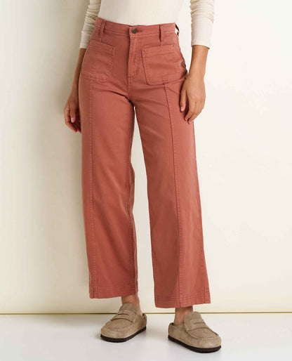 Toad&Co Linden Canvas Wide Leg Sailor Pant - Organic Cotton