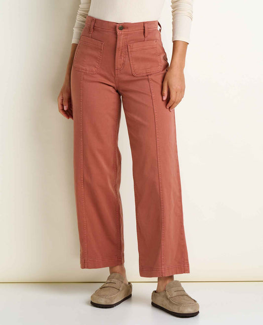 Toad&Co Linden Canvas Wide Leg Sailor Pant - Organic Cotton