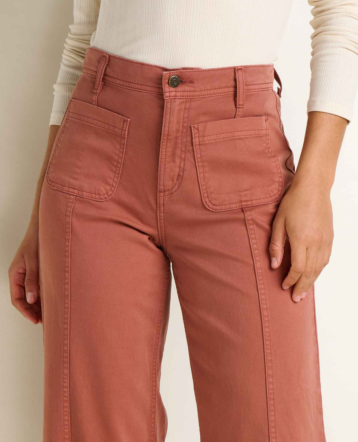 Toad&Co Linden Canvas Wide Leg Sailor Pant - Organic Cotton