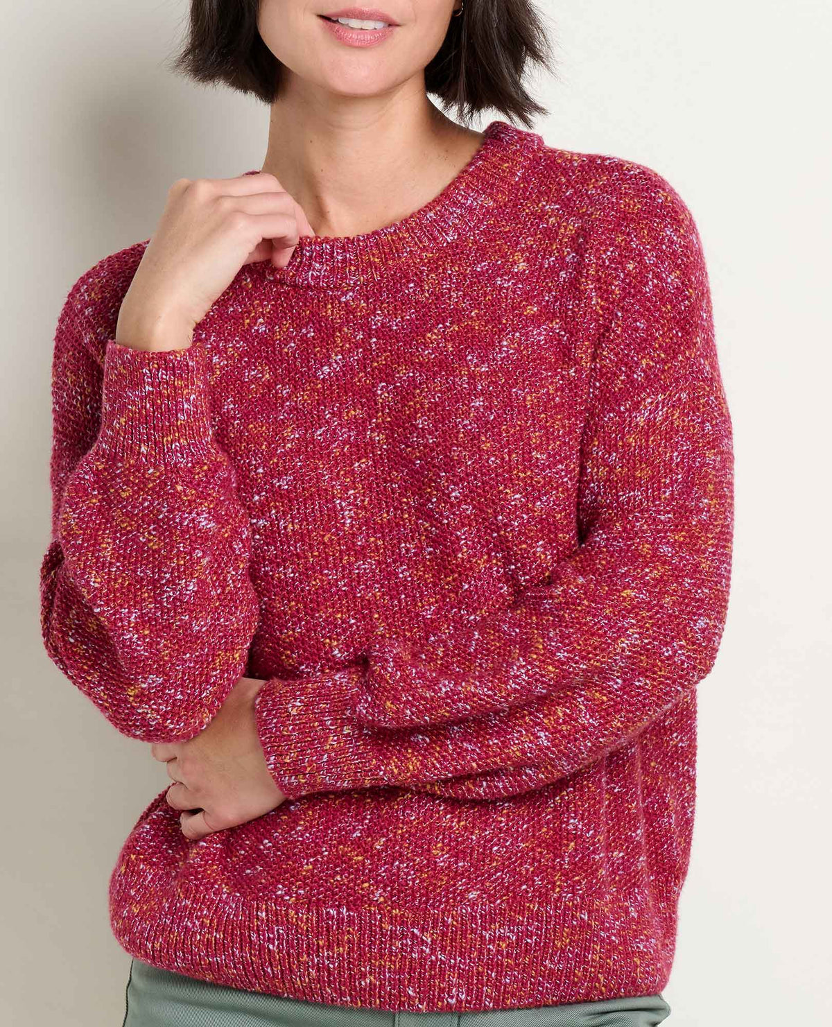 Toad&Co Twigtree Pullover Crewneck Sweater - Super Soft Organic Cotton