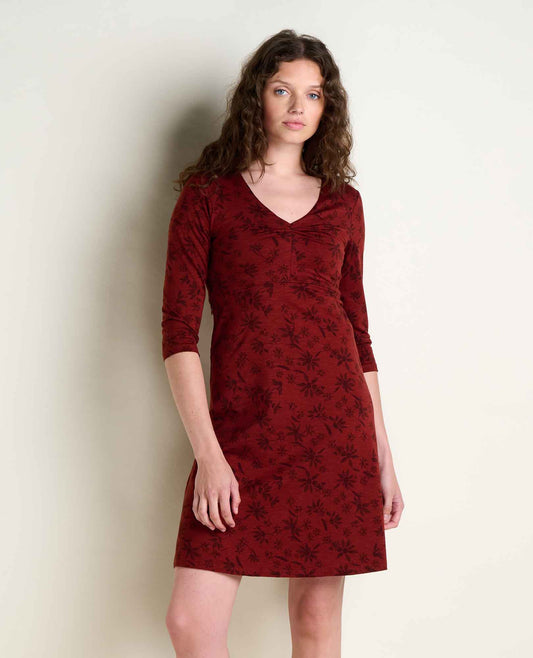 Toad&Co Women's Rosalinda Dress with Pocket - Organic Cotton and Tencel Dress by Toad&Co