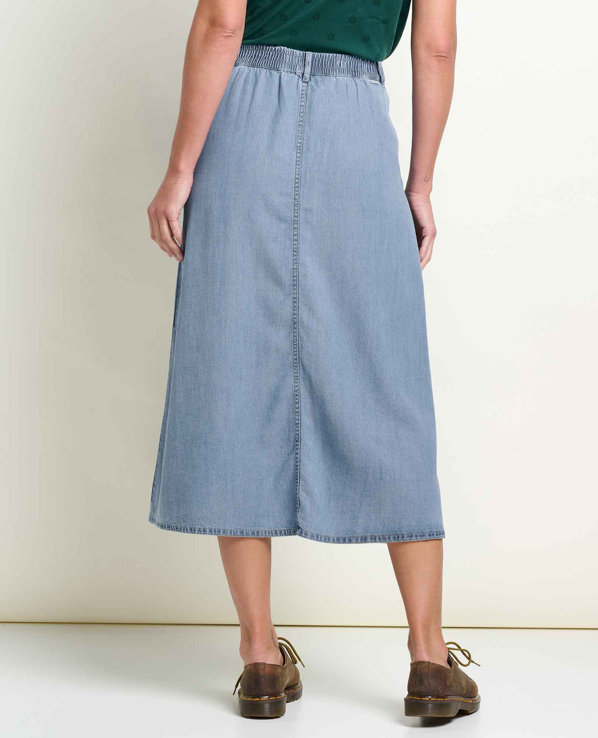 Toad&Co Piñon Soft Denim Midi Skirt