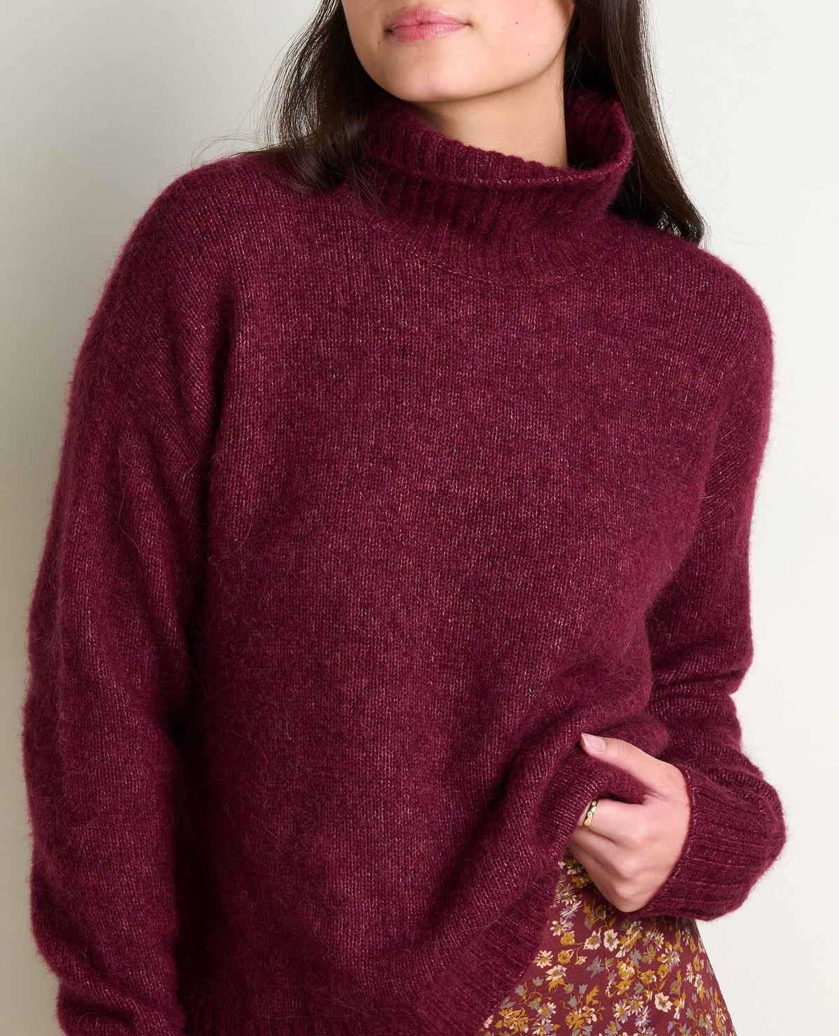 Toad&Co Women's Alpaca Merino Turtleneck Sweater - Cozy & Soft