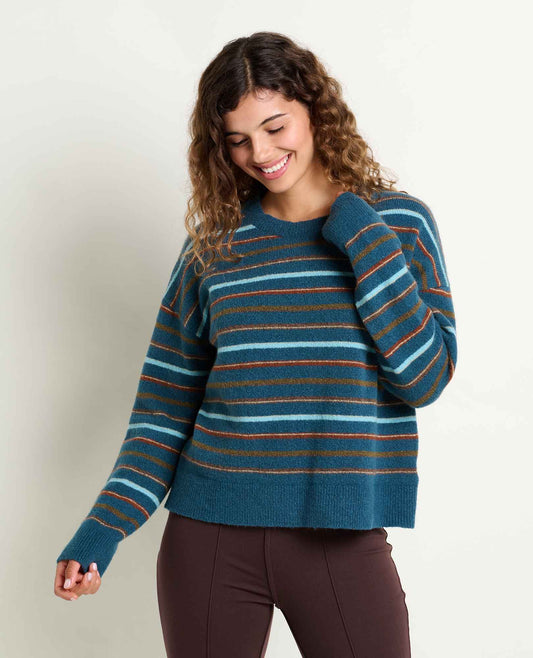 Toad&Co Women's Wasatch Crewneck Wool Sweater - Soft, Never Itchy