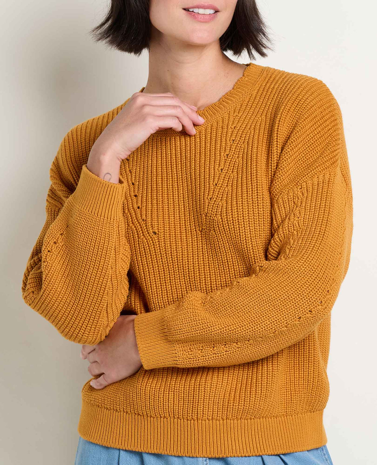 Toad&Co Bianca Shaker Crew Sweater