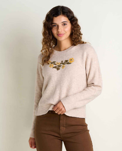 Toad&Co Women's Wasatch Crewneck Wool Sweater - Soft, Never Itchy