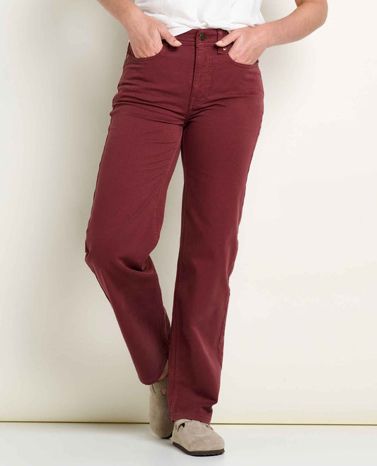 Toad&Co Women's Tamarack Straight Jean - Organic Cotton Stretch Denim