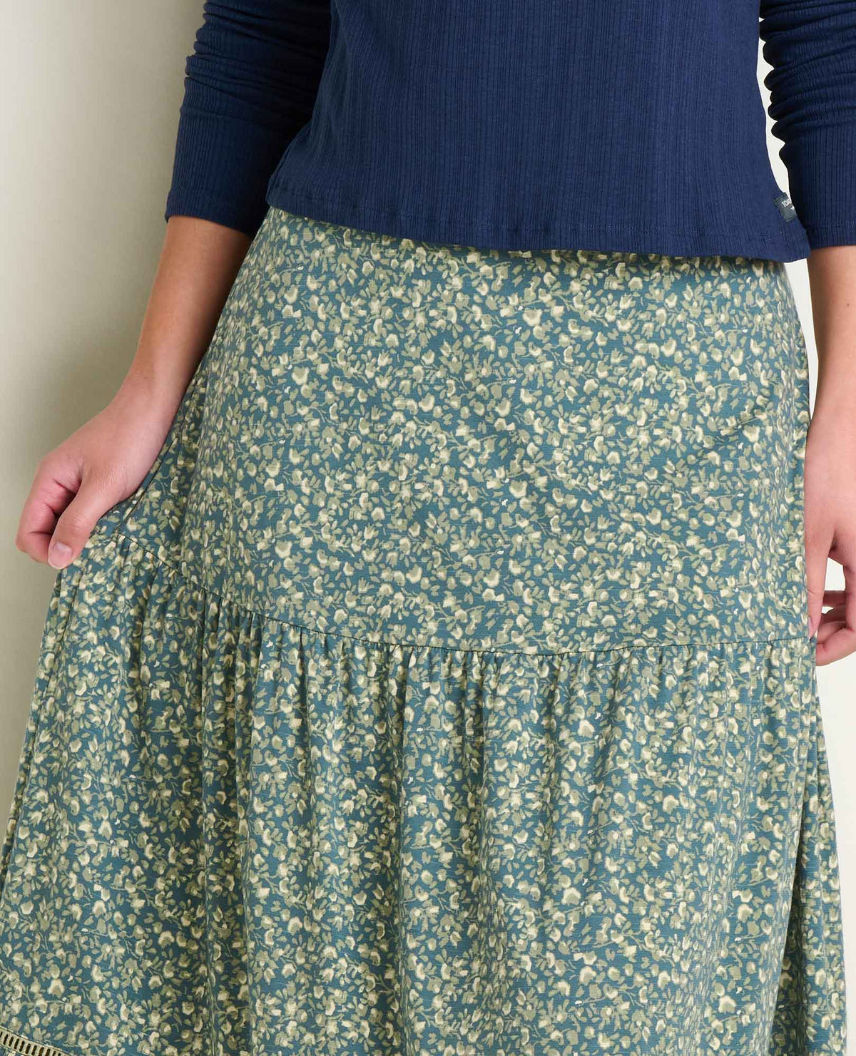 Toad&Co Marigold Tiered Midi Skirt - Soft, Stretchy, and Eco-Friendly