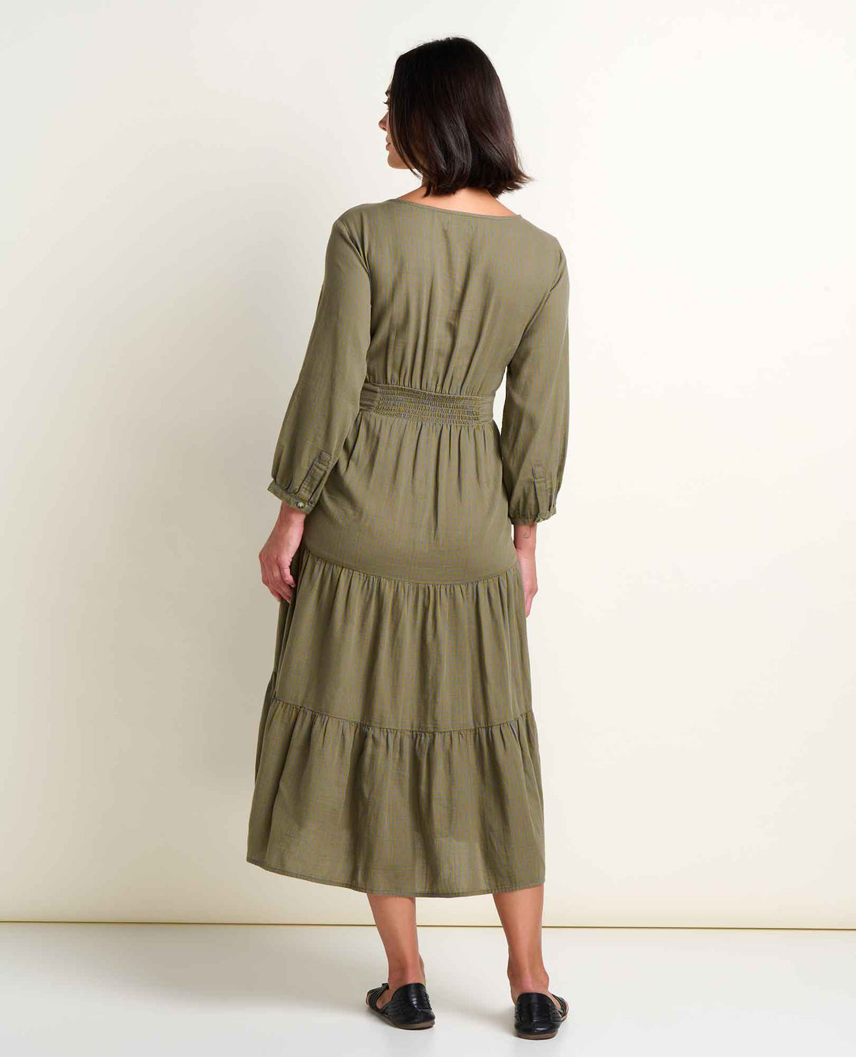 Toad&Co Manzana Tiered Midi Dress
