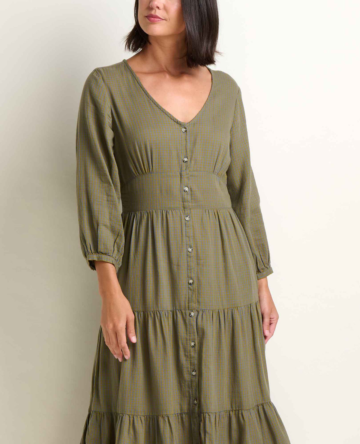 Toad&Co Manzana Tiered Midi Dress