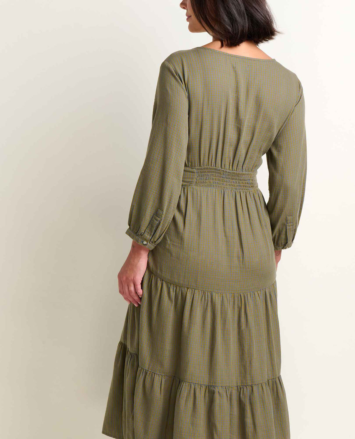 Toad&Co Manzana Tiered Midi Dress