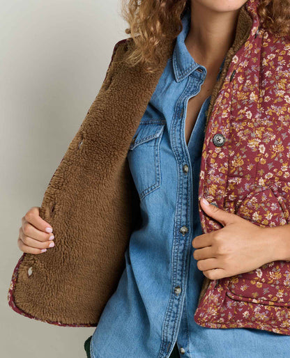 Toad&Co Manzana Sherpa-Lined Quilted Vest