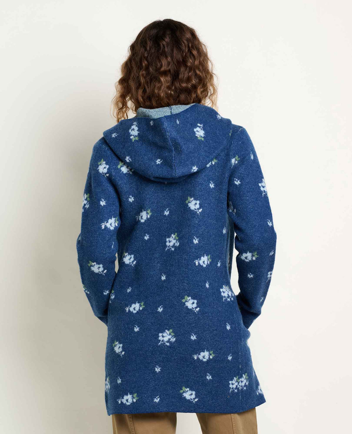 Toad&Co Heartfelt Merino Wool Open Front Cardigan Hoodie