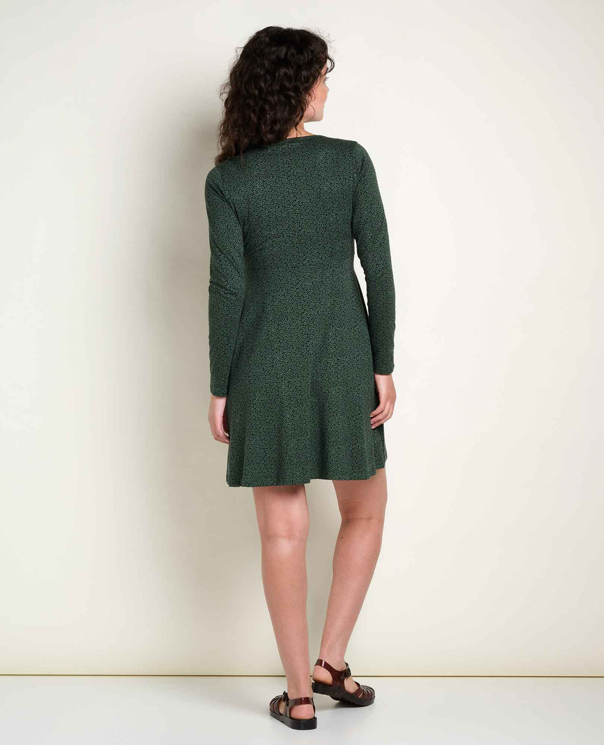 Toad&Co Freesia Long Sleeve Wrap Dress - Soft, Stretchy & Eco-Friendly