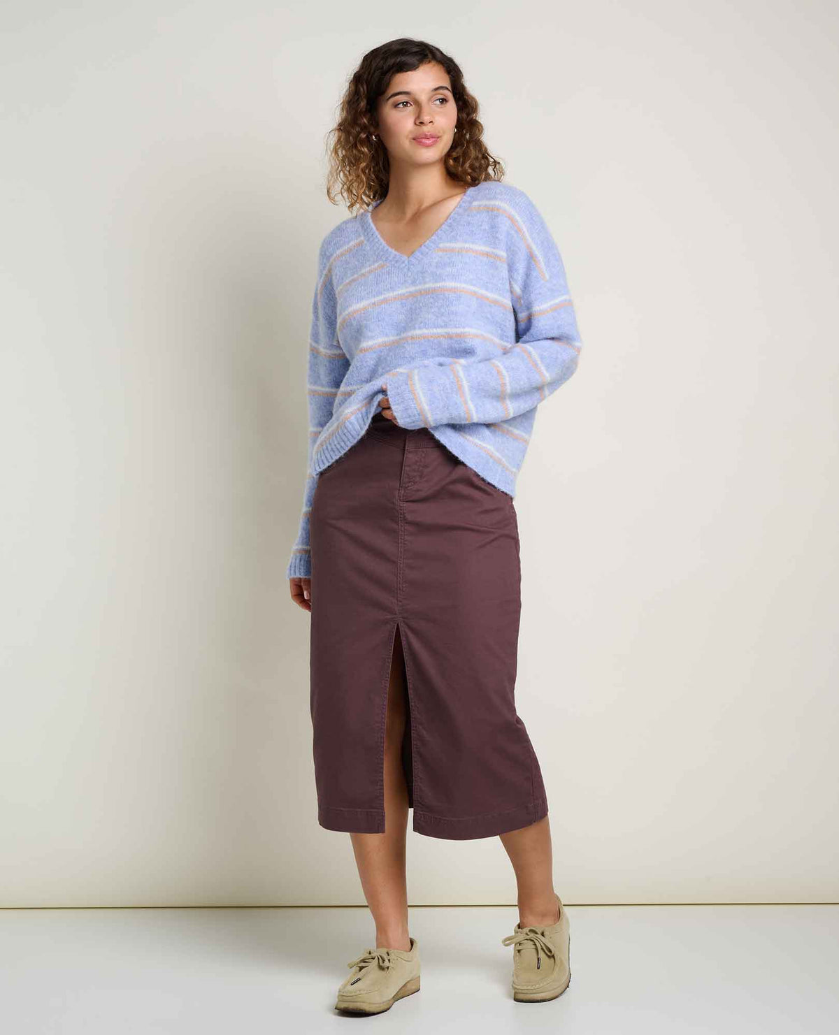 Toad&Co Women's Toddy Alpaca Merino V-Neck Sweater - Cozy & Soft