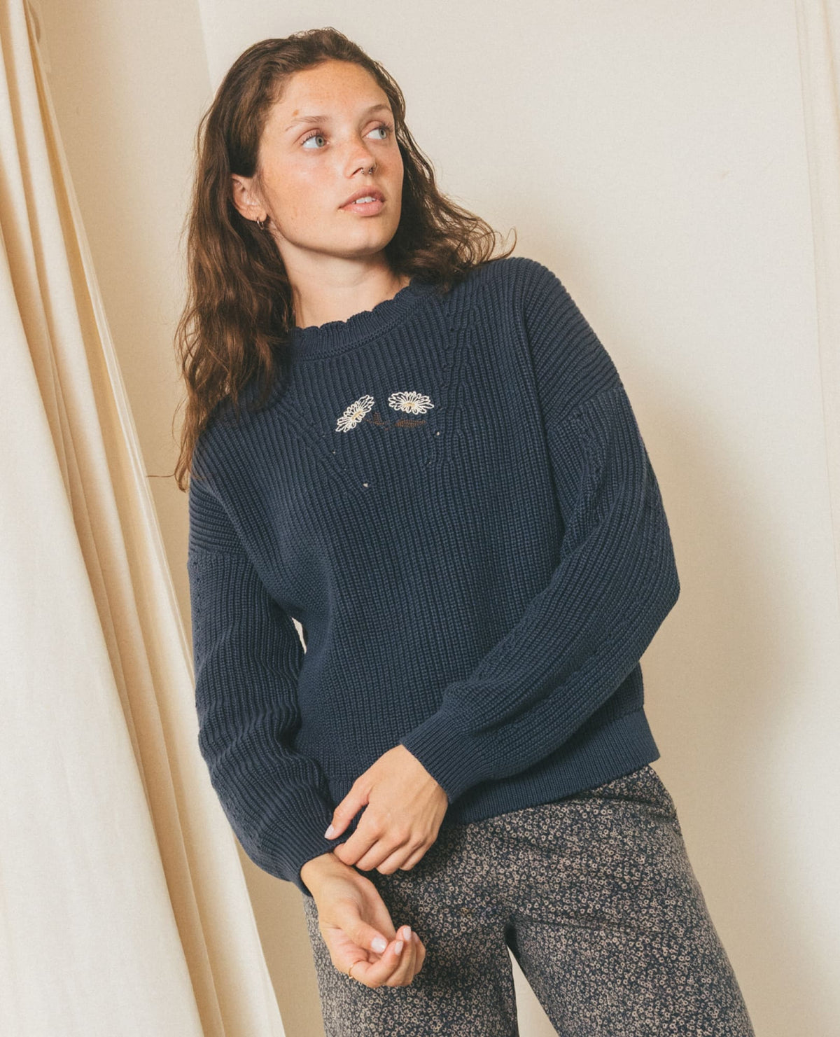 Toad&Co Bianca Pattern Crew Sweater