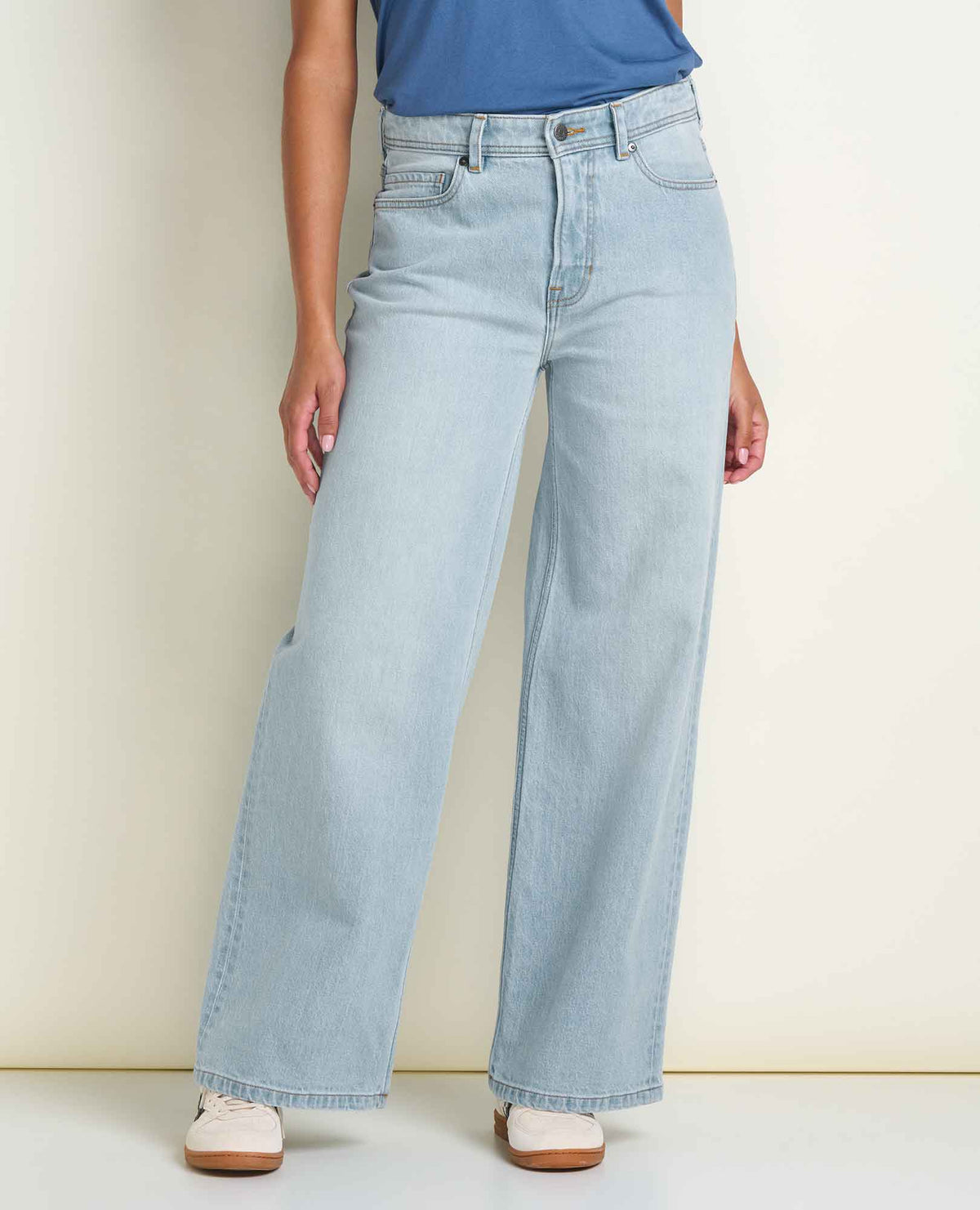Toad&Co Women's Tamarack Wide Leg Blue Jean