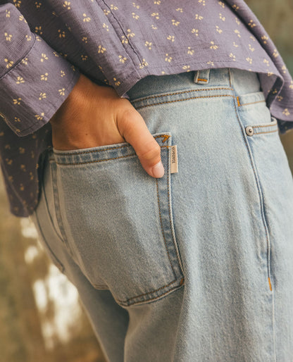 Toad&Co Women's Tamarack Wide Leg Blue Jean