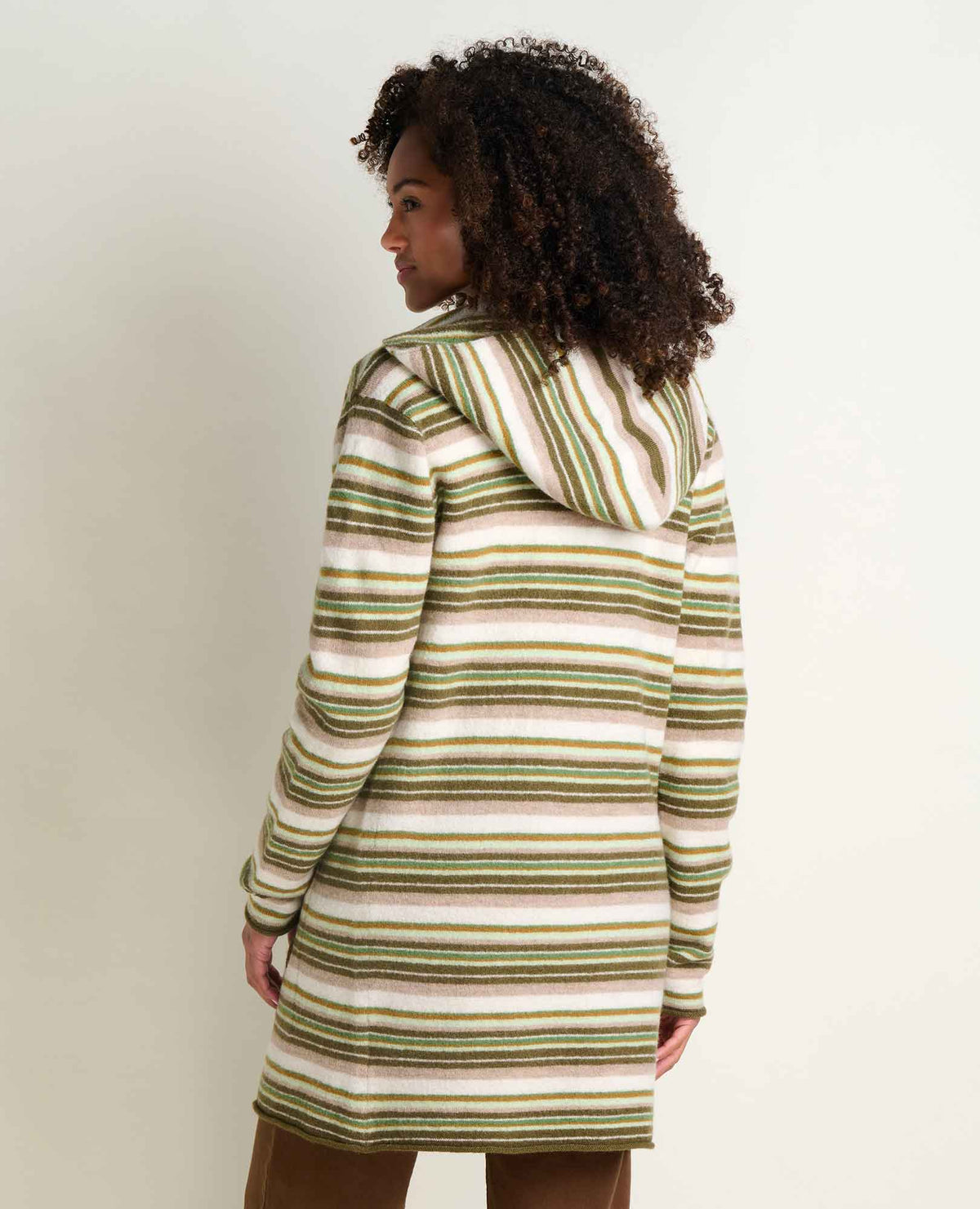 Toad&Co Heartfelt Merino Wool Open Front Cardigan Hoodie