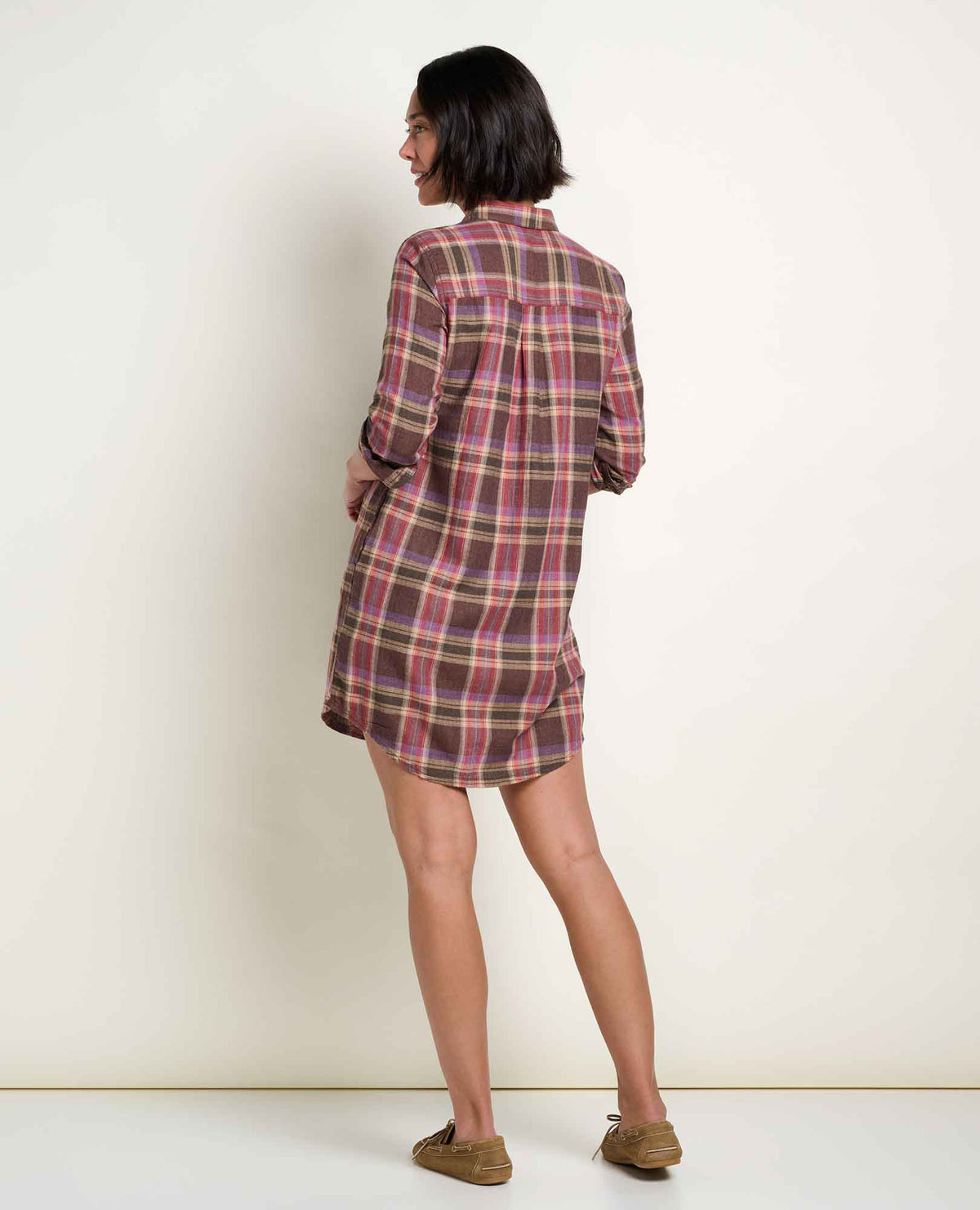 Toad&Co Re-Form Flannel Button Up Shirtdress