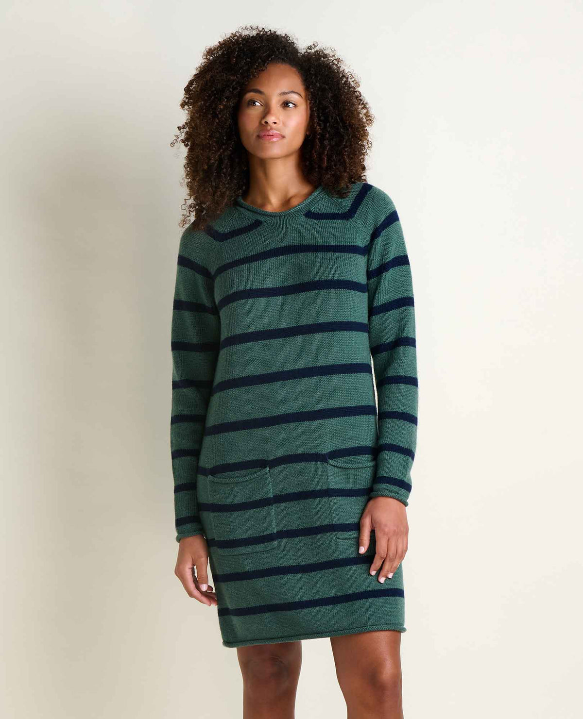 Toad&Co Alpineglo Roll Neck Sweater Dress - Organic Cotton & Wool