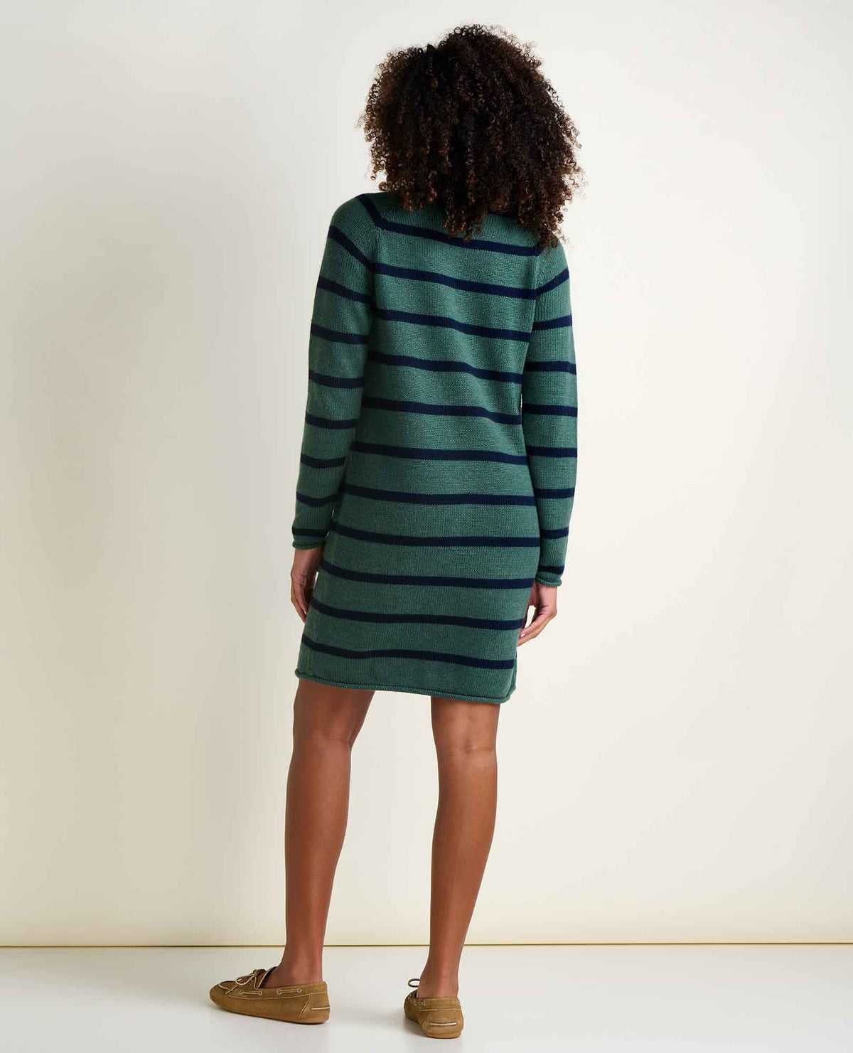 Toad&Co Alpineglo Roll Neck Sweater Dress - Organic Cotton & Wool