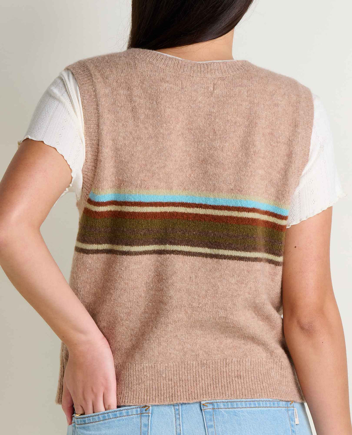 Toad&Co Women's Wasatch V-Neck Wool Sweater Vest - Soft, Never Itchy
