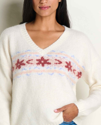 Toad&Co Women's Toddy Alpaca Merino V-Neck Sweater - Cozy & Soft