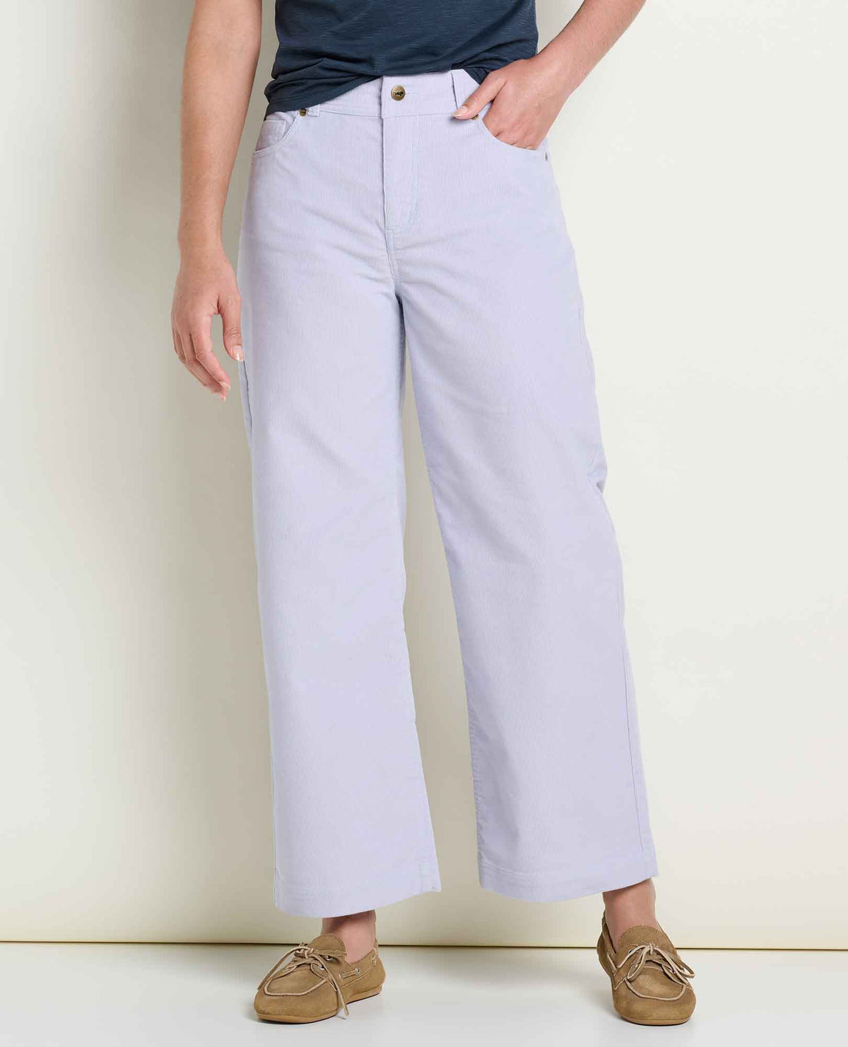 Toad&Co Women's Corduroy Wide Leg Crop Pant