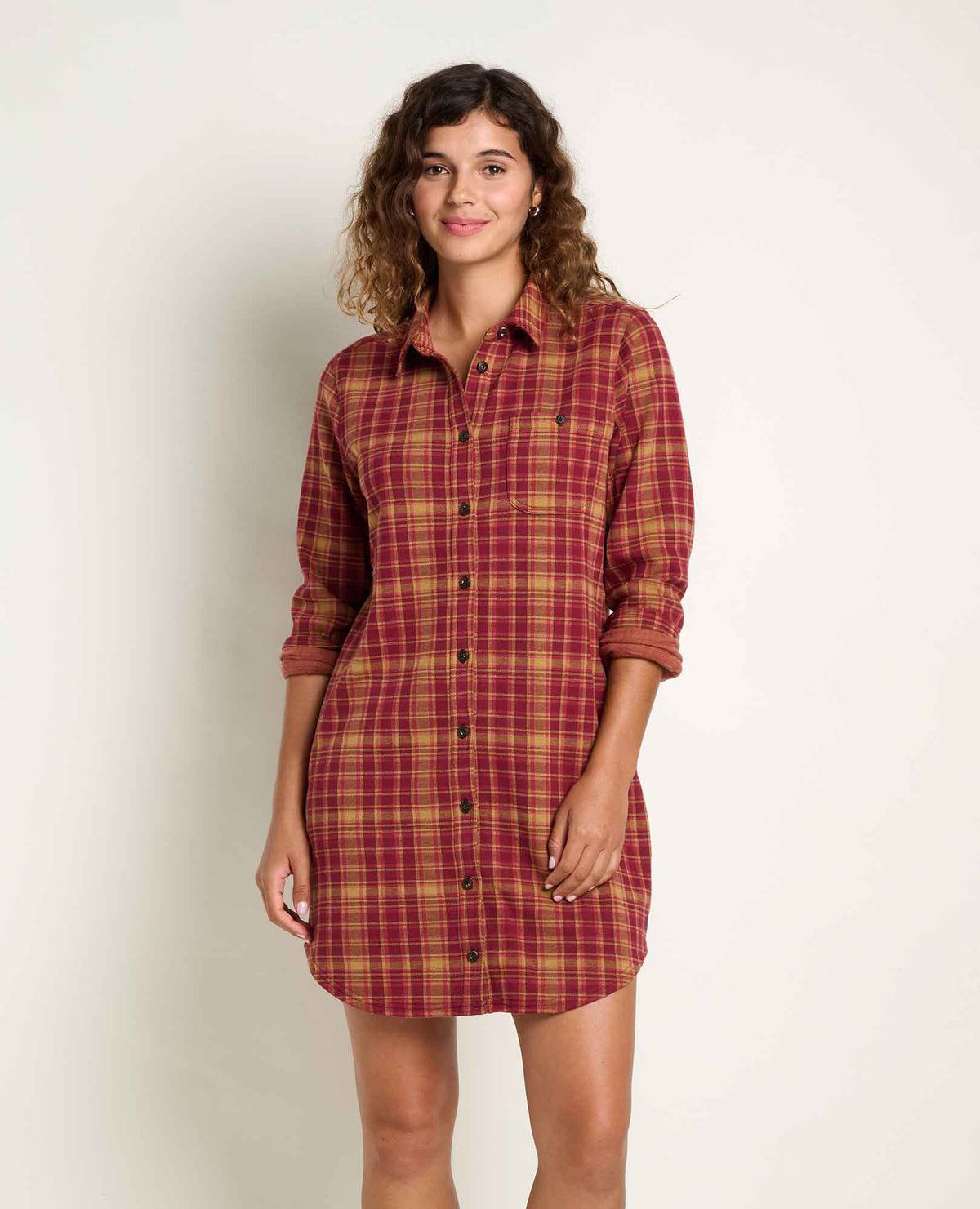 Toad&Co Shadowbrook Soft Knit Shirt Dress