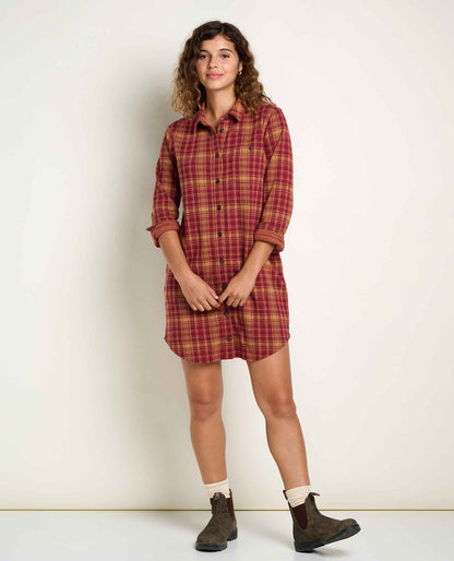 Toad&Co Shadowbrook Soft Knit Shirt Dress