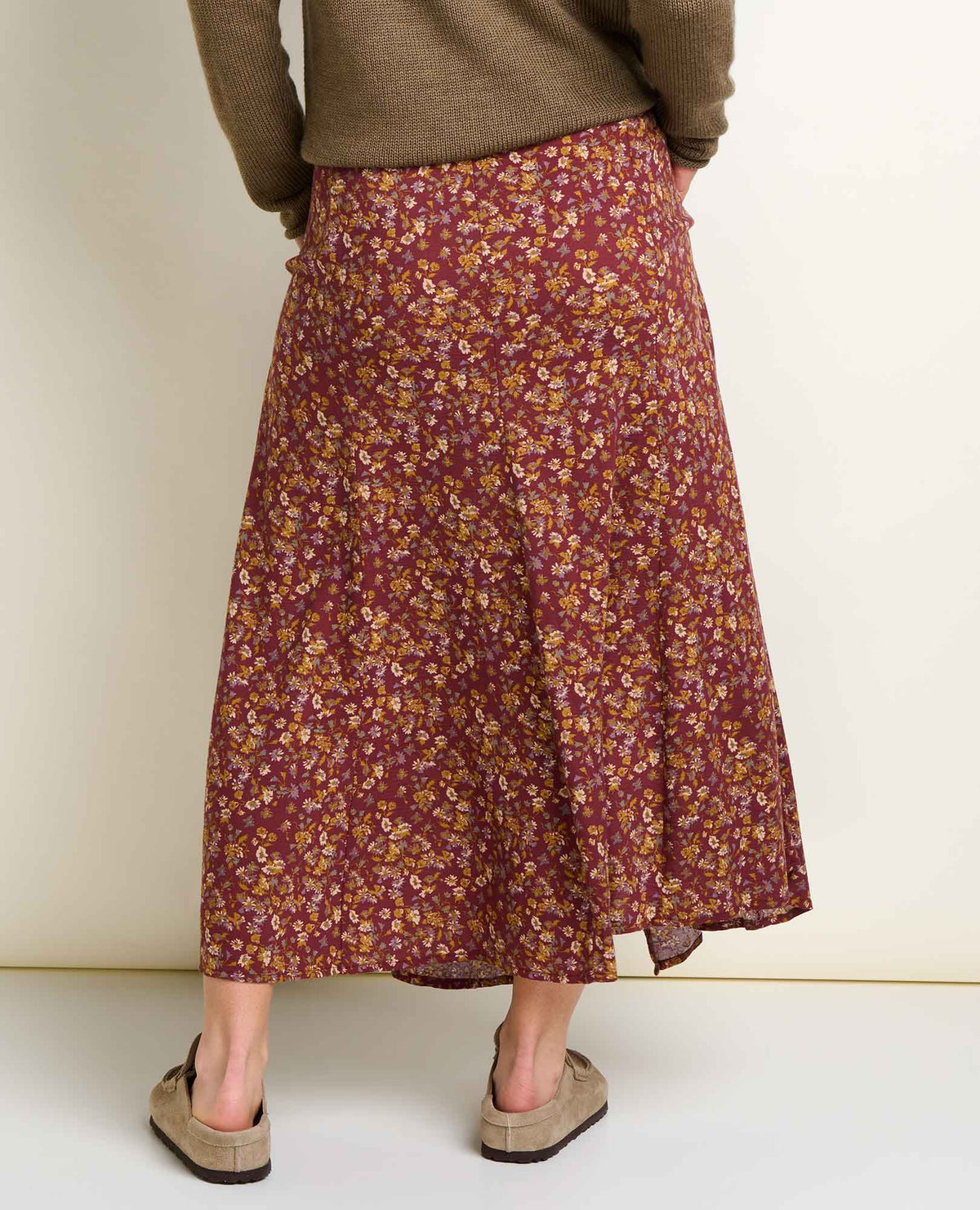 Toad&Co Manzana Organic Cotton Midi Skirt