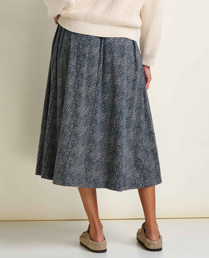 Toad&Co Chaka Midi Skirt - Organic Cotton & TENCEL™ A-Line Midi Skirt