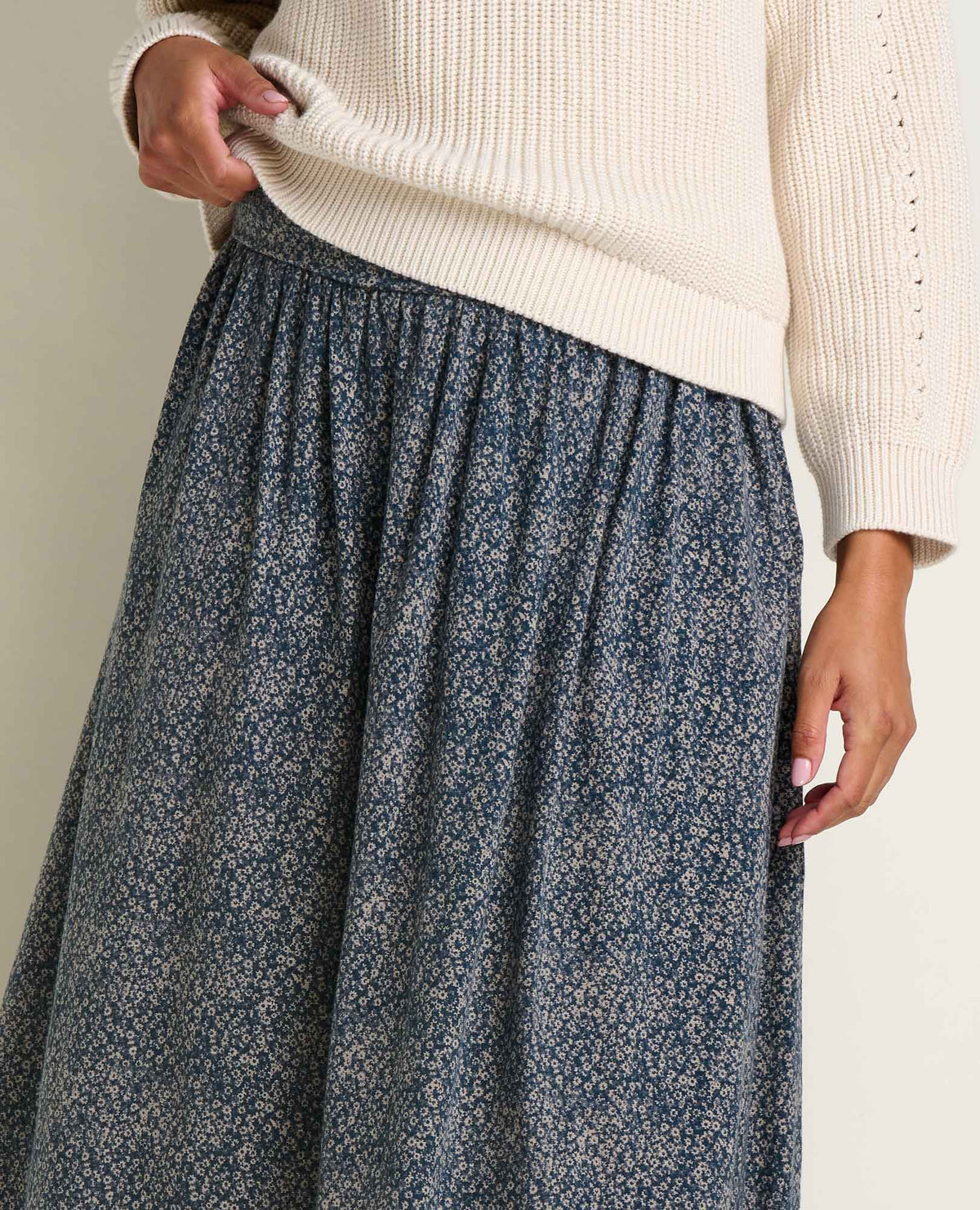 Toad&Co Chaka Midi Skirt - Organic Cotton & TENCEL™ A-Line Midi Skirt
